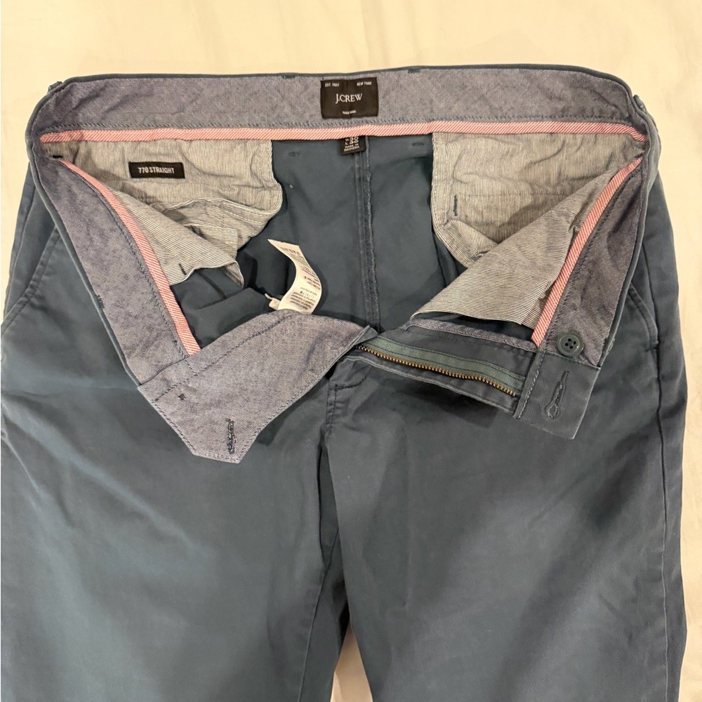 J. Crew 770 Men's Teal Chino Pants DISCONTINUED COLOR QUALITY CLASSIC